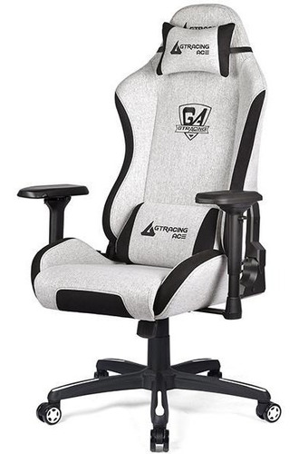 Silla Gamer Ergonomica Apoyabrazos 4d Gtracing Ace-s1-beige