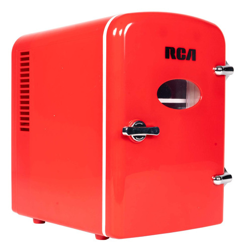 Rca Mini Refrigerador Compacto Rojo 0.14 Pies Cúbicos