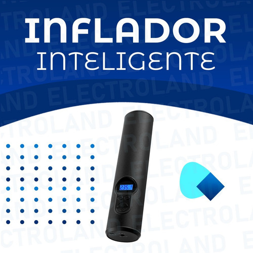 Imagen 2 de 10 de Inflador Portátil Inalámbrico Inteligente De Mano Compresor
