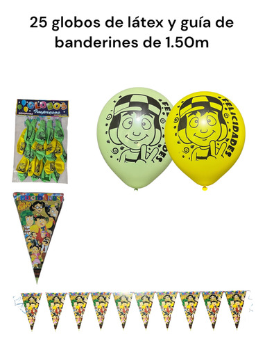 Fiesta Completa Del Chavo Del 8 Para 20 Personas Verde Musgo Chavo Del 8 Chavo Del 8