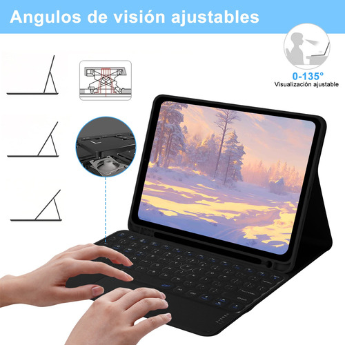 Funda Tablet Para Samsung S6 Lite 10.4 Con Lápiz Mouse