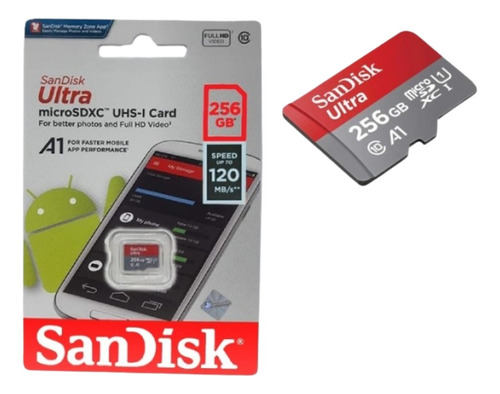 Tarjeta De Memoria Sandisk Card De 256gb 