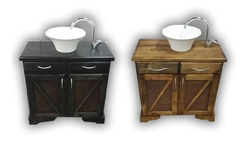 Imagen 8 de 8 de Combo Bacha Griferia Vanitory Baño Super Oferta 55cm