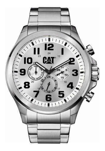 Reloj Cat Operator Pu.149.11.212 Hombre. Ct Color de la malla Plateado Color del bisel Plateado Color del fondo Blanco