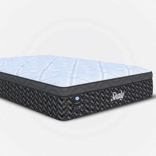 Colchón Sealy King Size Cranstone + 2 Almohadas Sealy Active