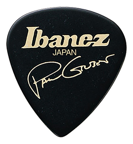 Kit 6 Palhetas 1.0 Mm Paul Gilbert Ibanez B1000pg-bk