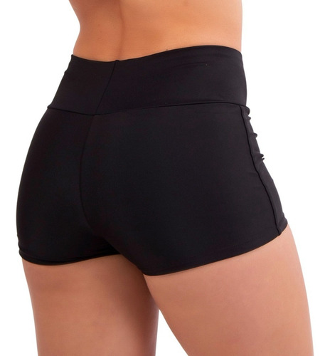 Imagen 3 de 3 de Parte De Abajo Bikini Short Tiro Alto Pretina