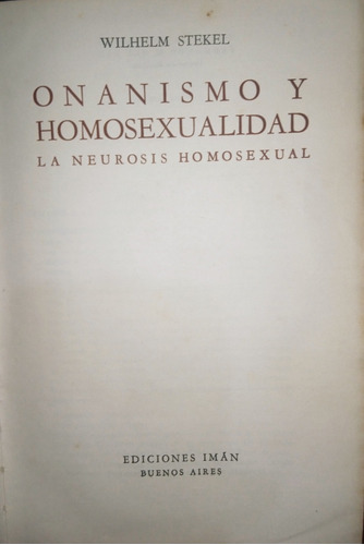 Homosexualidad Y Onanismo
