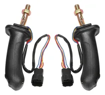 Comprar 2 Peças L+r 3 Botões Escavadeira Joystick Assy Handle Gears