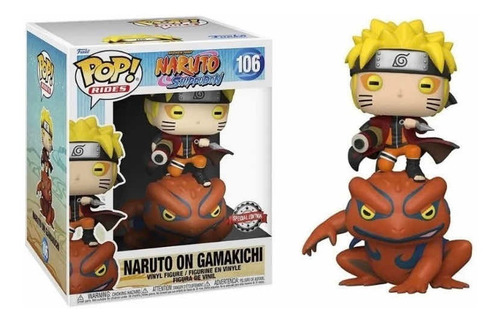 Funko Pop Naruto On Gamakichi - Naruto Shippuden -