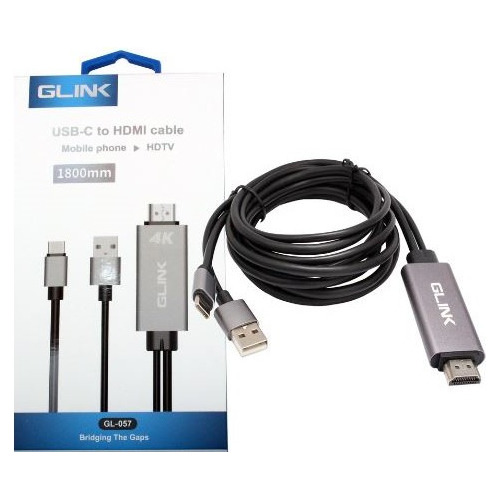 Glink Usb C Hdtv Cable Support Tipo C  Mobile Phone To Hdmi