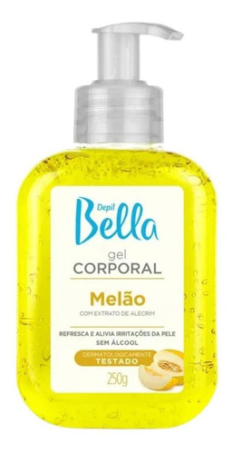  Gel Corporal Pós Depilação Hidrata Melão Depil Bella 250g