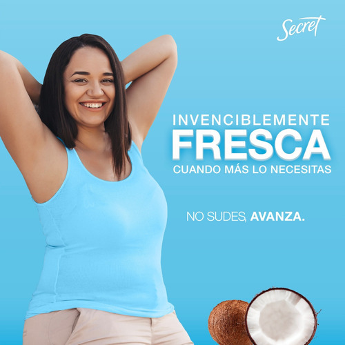 Barra Invisible Antitranspirante Secret Coco 45 G