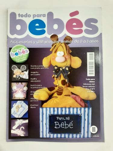 Revista Todo Para Bebes Num.7 Incluye Moldes Sumario Foto 2