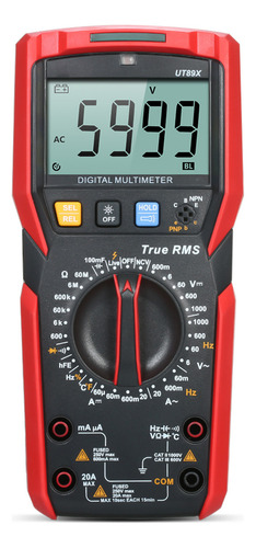 Medidor De Voltaje Portátil Uni-t Digital Ut89x De Capacitan