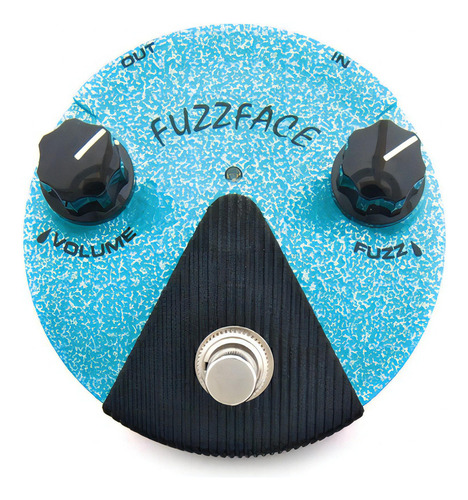 Pedal Dunlop Fuzz Face Mini Turquoise Jimi Hendrix Cuo Color Turquesa