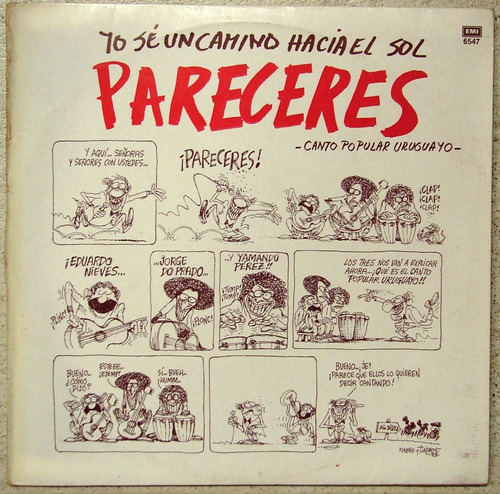 Pareceres - Yo Se Un Camino Hacia El Sol - Lp 1983 - Tabare