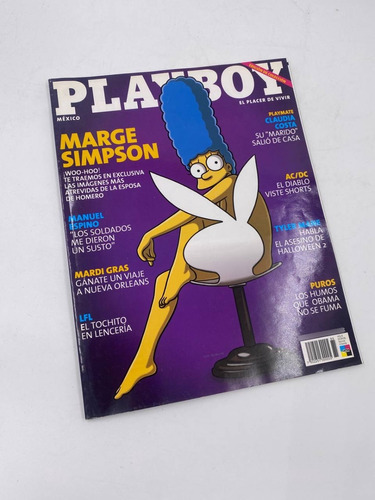 Revista Playboy Edición Especial De Marge Simpson 