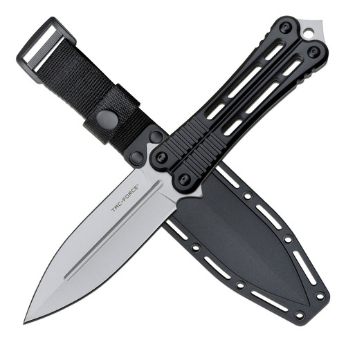 Cuchillo Táctico Hoja Fija Tac-force Con Funda