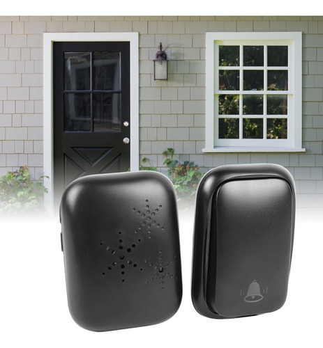 Timbre De Puerta Impermeable, Autoalimentado, De Largo Alcan
