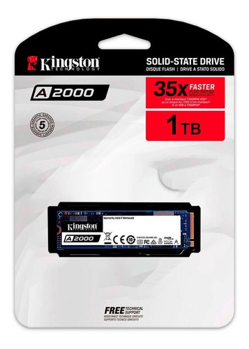 Disco Solido Ssd M2 Pcie Kingston A2000 1tb Pci Express