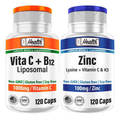 Vitamina C + Zinc 240 Caps - Unidad a $910