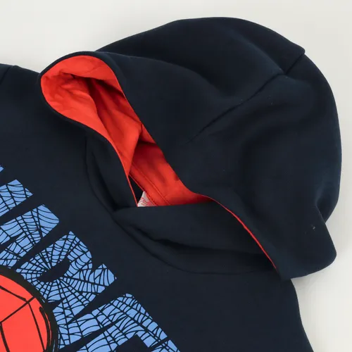 Buzo Spiderman Frase Azul Marvel