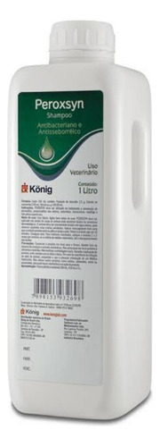 Shampoo Antibacteriano Para Cães Peroxsyn Konig 1 Lt Fragrância Camomila