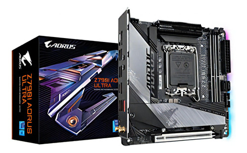 Gigabyte Z790i Aorus Ultra (lga 1700/ Intel/ Z790/ Mini-itx/ Ddr5/ Dual M.2/ Pcie 5.0/ Usb 3.2 Gen2x2 Type-c/intel Killer Wi-fi 6e/ Intel 2.5gbe Lan/q-flash Plus/placa Madre)