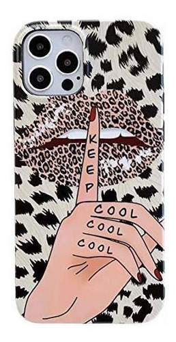 Sduxapn Cool Lips Estuche Para iPhone 12 Pro Max Diseño