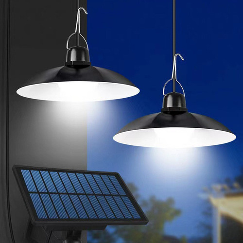 2x Lámpara De Camping Portátil Led Con Energía Solar