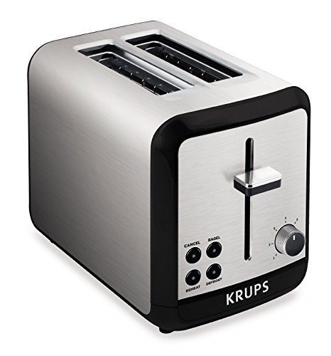 Krups Kh3110 Savoy Tostadora De Acero Inoxidable Cepillado C