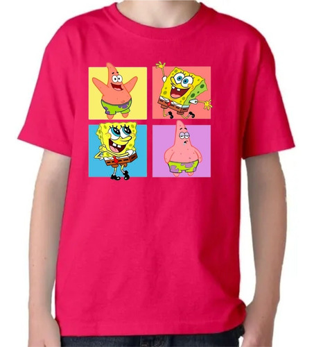 Camiseta Bob Esponja Fiestas Personalizada 