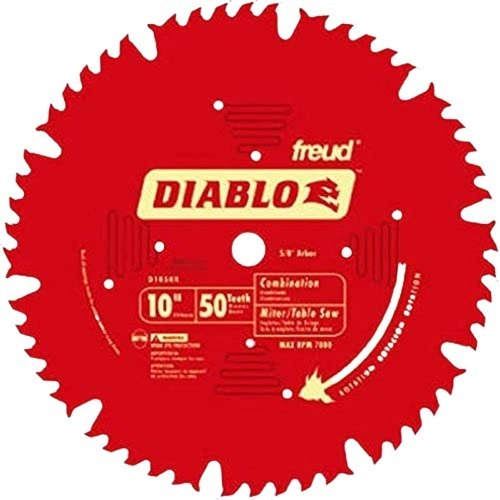 Disco Diablo Para Sierra 10 Pulgadas 50 Dientes D1050x