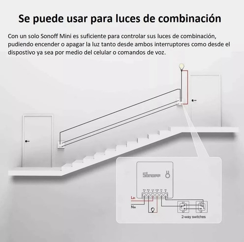 Imagen 6 de 10 de Interruptor Wifi Sonoff Mini R2 C/bornera Para Llave Externa