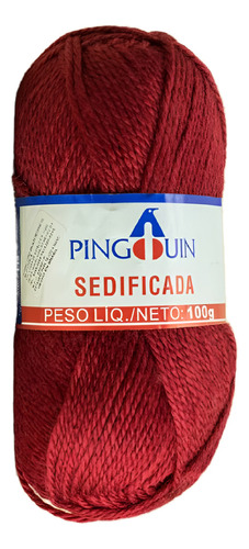1 Kilo Ovillo Sedificada Pingouin 100g 30% Lana 70% Acrili Terracota