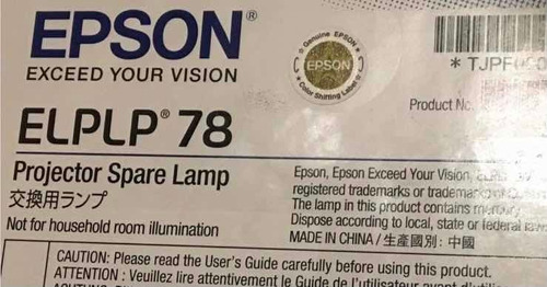 Se Venden Lámpara Para Proyector Epson Elpl- 78 Nuevas
