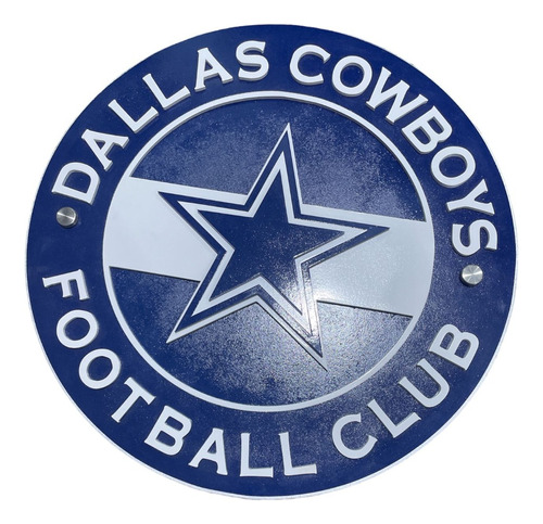 Letrero Pared Logo Cowboys Nfl Mdf