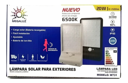 10 Piezas Lampara Led Solar 48 Leds 1500 Lm 20w Exteriores