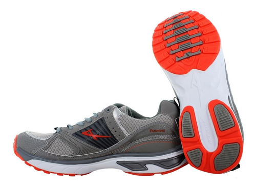 Imagen 3 de 7 de Pontiac Tenis Correr Gris/naranja/blanco Para Hombre 78773