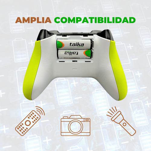 Cargador De Pilas Taika Aa Y Aaa Pantalla Lcd Y 4 Baterías