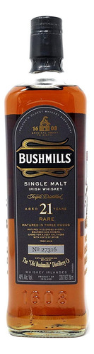 Pack De 2 Whisky Bushmills Malt 21 Años 750 Ml