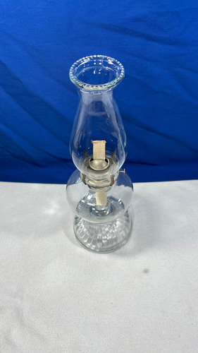Antigua Lampara A Kerosene Grande Transparente Transparente (Usado)