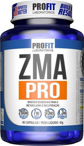 Imagem 2 de 4 de 2x Pré Hormonal Testosterona Zma Pro C/ Cromo 90cap - Profit