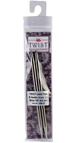 Chiaogoo Needle Tips 5 Inch (13cm) For Twist Red Lace Interc