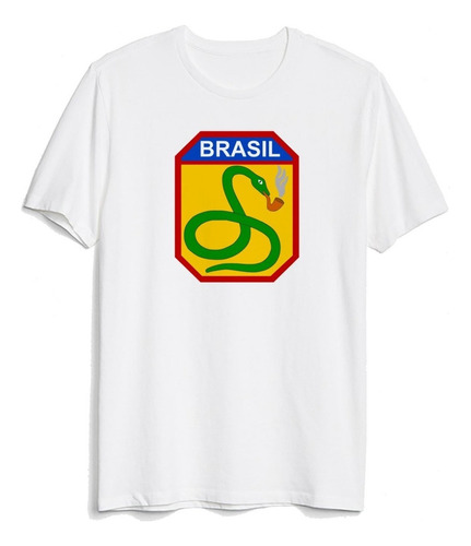 Camiseta Camisa Feb Força Expedicionária Brasileira Branca