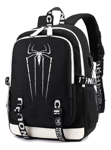 Mochila Anti-spiderman Superhero Bolsa De Gran Capacidad