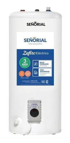 Termotanque Señorial Zafiro Electrico 95 Litros En Cuotas