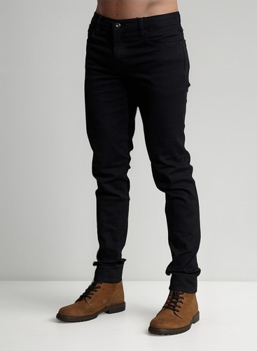 Jeans Hombre John Leopard Slim Fit Entubados Mezclilla Moda