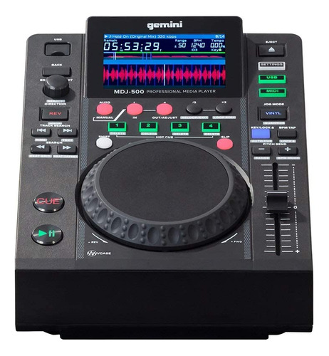 Gemini Mdj Series Mdj 500 Professional Audio Dj Media Playe